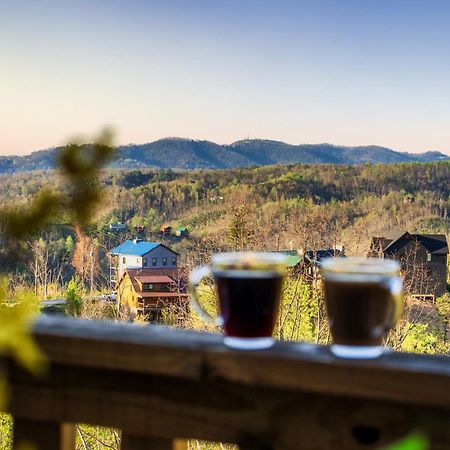 Mountainscape - Brand New Cabin W Views - Hottub - Firetable - Ps5 - Pooltable - 3 Pools แกตลิงเบิร์ก ภายนอก รูปภาพ